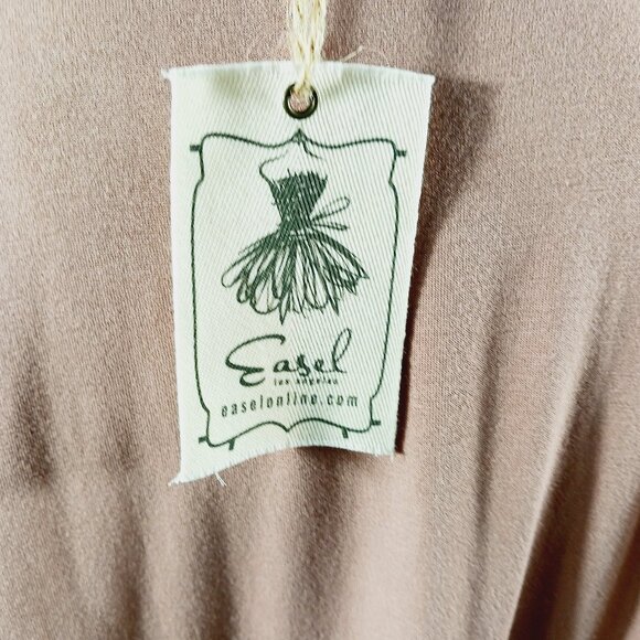 Easel NWT, Bubble Dress, Size Small, Dusty Rose, Modern, Neutral, Monochromatic - Picture 4 of 13